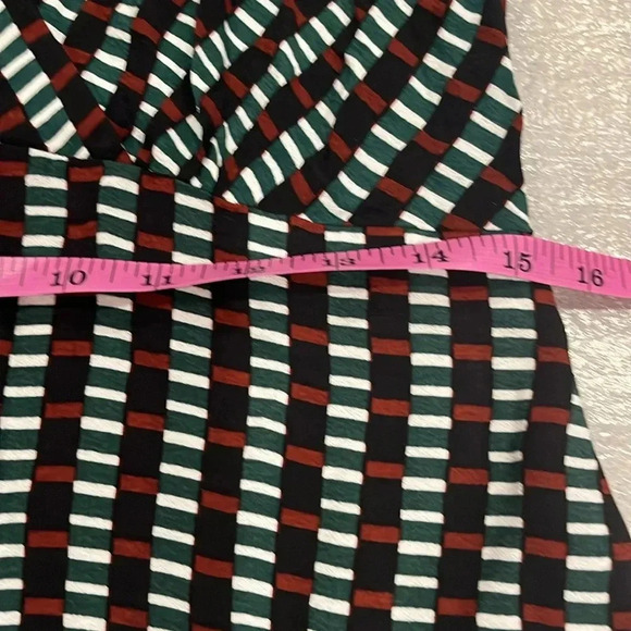 [US10]Anthropologie Maeve  Gianna Tunic V Neck Dress Geometric Print - Picture 6 of 7